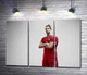 Модульная картина Португальский футболист Криштиану Роналду 60x42 см Модуль №2 (004388) - изображение 1