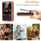 MP3 плеєр Benjie M10 Clip Bluetooth 5.0 Hi-Fi 32Gb з кліпсою Black/Orange - зображення 2