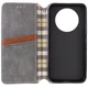 Шкіряний чохол книжка GETMAN Cubic (PU) для Xiaomi Redmi A3 Сірий - изображение 3