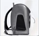 Рюкзак для перенесення тварин CosmoPet CP-20 для котів і собак 38 x 32 x 23 см Сірий - зображення 4