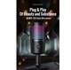 Цифровой конденсаторный микрофон для записи Takstar GX-1 USB RGB - изображение 3