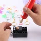 Ювелирная USB-дрель red - тиски, 10 свёрл, ключ - 5V - мини дрель для плат, украшений, поделок - изображение 9