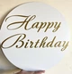 Надпись Наклейка На Баннер Happy Birthday | Золото - изображение 2