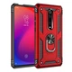 Ультратонкий противоударный чехол для Xiaomi Mi 9T с кольцом-держателем Красный - изображение 1