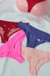 Набор трусиков Victoria's Secret 5-Pack Logo Cotton Thong Panties размер S - изображение 7