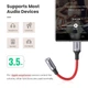 Переходник Ugreen кабель Type-C – 3.5 mm для наушников 10CM Red (AV142) - изображение 6