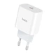 Мережевий зарядний пристрій Hoco C76A Plus 20W 1USB white - изображение 1
