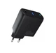 Сітчасте зарядне пристрій Proove Silicone Power 45W (Type-C + USB) black - зображення 1