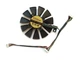 Вентилятор кулер для видеокарты ASUS GTX 1060 1070 1080 Ti RX 480 580 STRIX (orgnl) 87 мм FirstD 6-pin FDC10U12S9-C (T129215SU PLD09210S12HH)(№114.2) - изображение 3
