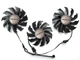 Вентилятор Everflow для видеокарты Gigabyte 83 мм (original) T128015SU (GA92S2U T129215SU PLA09215S12H) комплект 3 шт (№414.5) - изображение 1