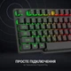 Клавіатура GamePro GK380 USB підсвітка, чорна 292959 - зображення 8