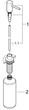 Дозатор врізний для миючого засобу GROHE Cosmopolitan 40535GN0 - зображення 6
