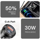 Зарядний пристрій Essager Gyro Mini Car Charger 30W Blue (ES-CC07) - зображення 5