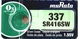 Батарейка часовая muRata/Sony SR416SW (337) 1.55V 8,3mAh 4.8x1,65mm&nbsp;серебрянно-цинковая - изображение 1