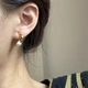 Серьги женские джекеты DeKolie MK1287 золотой с серебряным - изображение 7