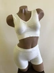 Женский комплект белья топ и трусики шорты Honey Fashion Accessories S/M молочный (2-174) - изображение 2