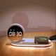 Станция беспроводной зарядки QinetiQ QN-К02Т 15W для смартфонов Samsung/iPhone с LED-часами и будильником - изображение 4