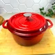 Чугунная кастрюля 4.8 л Красная Ringel Essen для всех видов плит - изображение 6