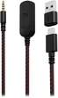 HyperX Гарнiтура Cloud III 3.5mm/USB-A/USB-C Black/Red - изображение 7