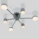 Люстра потолочная светодиодная LED Light House SY-18898/6 CR 800*130 72W хром - изображение 3