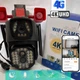Камера 4g відеоспостереження під сім-карту 4 Мп з подвійною лінзою IP поворотна вулична прожектор+сирена - зображення 1
