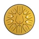 Глюкофон 6" (15см) 11 нот Hluru Huashu TSL11-6 Golden Carbon Steel Tongue Drum - зображення 1