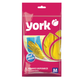 Рукавиці господарські, гумові York для прибирання, M - изображение 1