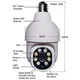 IP видеокамера 360 ° Панорамная WIFI камера в патрон Е27 Smart 3120S-DPXY, 2MP - изображение 6