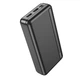 Павербанк Hoco J91A 20000 mAh 2USB/MicroUSB/Type-C 2A LED індикатор Black - зображення 3