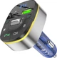 Автомобильный FM модулятор Hoco E71 18W (QC3.0 + 2 USB + BT5.0) Dark Blue (36228) - изображение 3