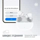 Bluetooth-гарнітура Piko TWS-HalfMoon White (1283126583391) - зображення 4