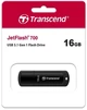 Flash Drive Transcend JetFlash 700 16 GB USB 3.1 Black (TS16GJF700) (6986636) - изображение 2