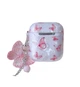 Чехол для наушников ANbeauty на Airpods 1/2 butterfly Бело-розовый (AN0103338) - изображение 4