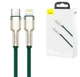 Кабель BASEUS Cafule Series Metal Type-C to Lightning (CATLJK-A06) металлические коннекторы - изображение 3