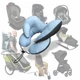 Детская подушка для автокресла, коляски Baby Travel Premium Pillow, (Onario Baby) ART-0000659, Черный - изображение 8