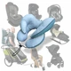 Детская подушка для автокресла, коляски Baby Travel Premium Pillow, (Onario Baby) ART-0000654, Голубой - изображение 8