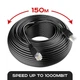 Наружный интернет кабель 150м патч корд кабель для интернета CAT5e LAN UTP (Gigabit RJ45, до 1000Мбит/с) - изображение 1
