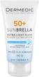 Крем захисний Dermedic Sunbrella Spf 50+ для судинної та гіперактивної шкіри 50 мл (5901643177584) - зображення 1