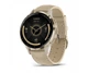 Смарт-годинник Garmin Venu 3S Soft Gold S. Steel Bezel w. French Gray Case and Leather Band (010-02785-55) - зображення 1
