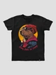 Футболка дитяча Dubhumans Stay Chill, be Capy (Капібара) Чорна XS (110-116 см) (CAPC-TK-B-XS) - зображення 4