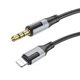 Аудиокабель BOROFONE BL19 iP to 3.5mm male, TPE, 1m, Black - изображение 1
