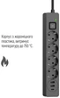 Сетевой фильтр-удлинитель ColorWay 4 розетки/3USB (2USB-A + 1 TYPE-C) (24 Вт) 5 м Black (CW-CHE435PDB) - изображение 10