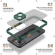 Чехол для смартфона ArmorStandart Frosted Matte для Tecno Spark 20 (KJ5n)/20C (BG7n) Dark Green (ARM73583) - изображение 2