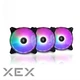 Комплект вентиляторів CHIEFTRONIC Nova Set 3-Pack (NF-3012-RGB) Chieftec - изображение 3