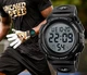 Мужские наручные спортивные часы Skmei 1258 Черные - изображение 6