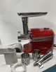 Мясорубка Rainberg RB-2270 3800Вт с реверсом и насадками для шинковки и колбас красный - изображение 2