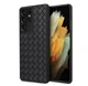 Чехол Primo BV Weaving для смартфона Samsung Galaxy S21 Ultra (SM-S998) - Black Primo WEAVING-SAM-G998-B черный - изображение 1