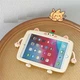 Чехол детский Silikon Power с подставкой и ремешком Котик Apple iPad Air 2 (9.7" экран) - изображение 9