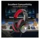 Игровые наушники с микрофоном Jedel GH269 RGB 7.1 Channel Balck-Red - изображение 2