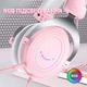 Навушники Fifine H3 RGB Pink (H3P) - зображення 6
